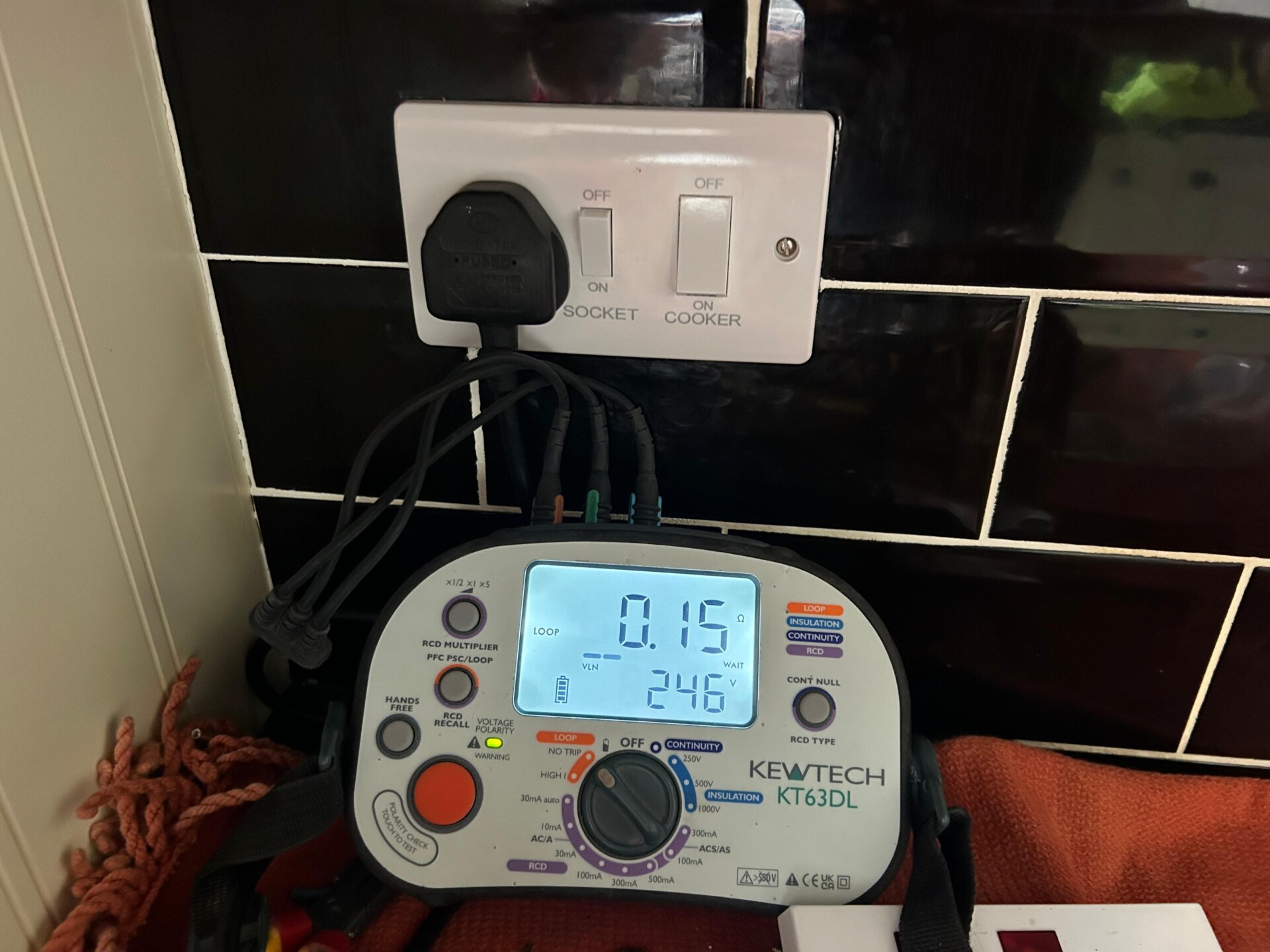 faulty cooker circuit repair electrical eicr 6
