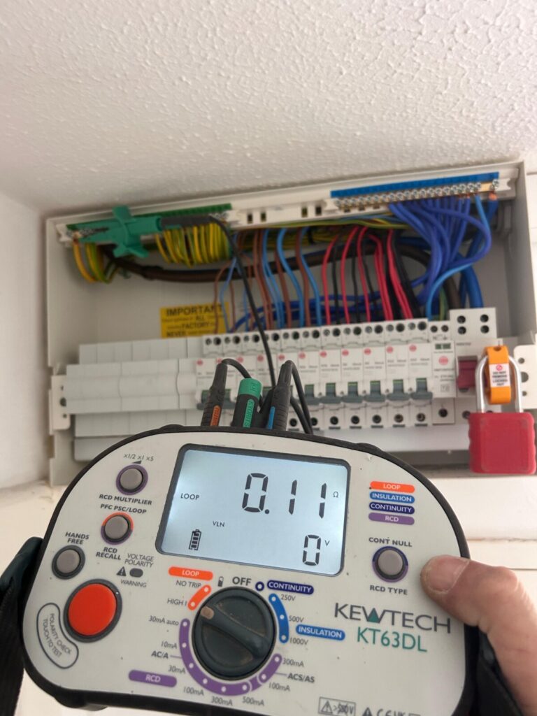 A kitchen refit and fuseboard upgrade on a house in seaton 2
