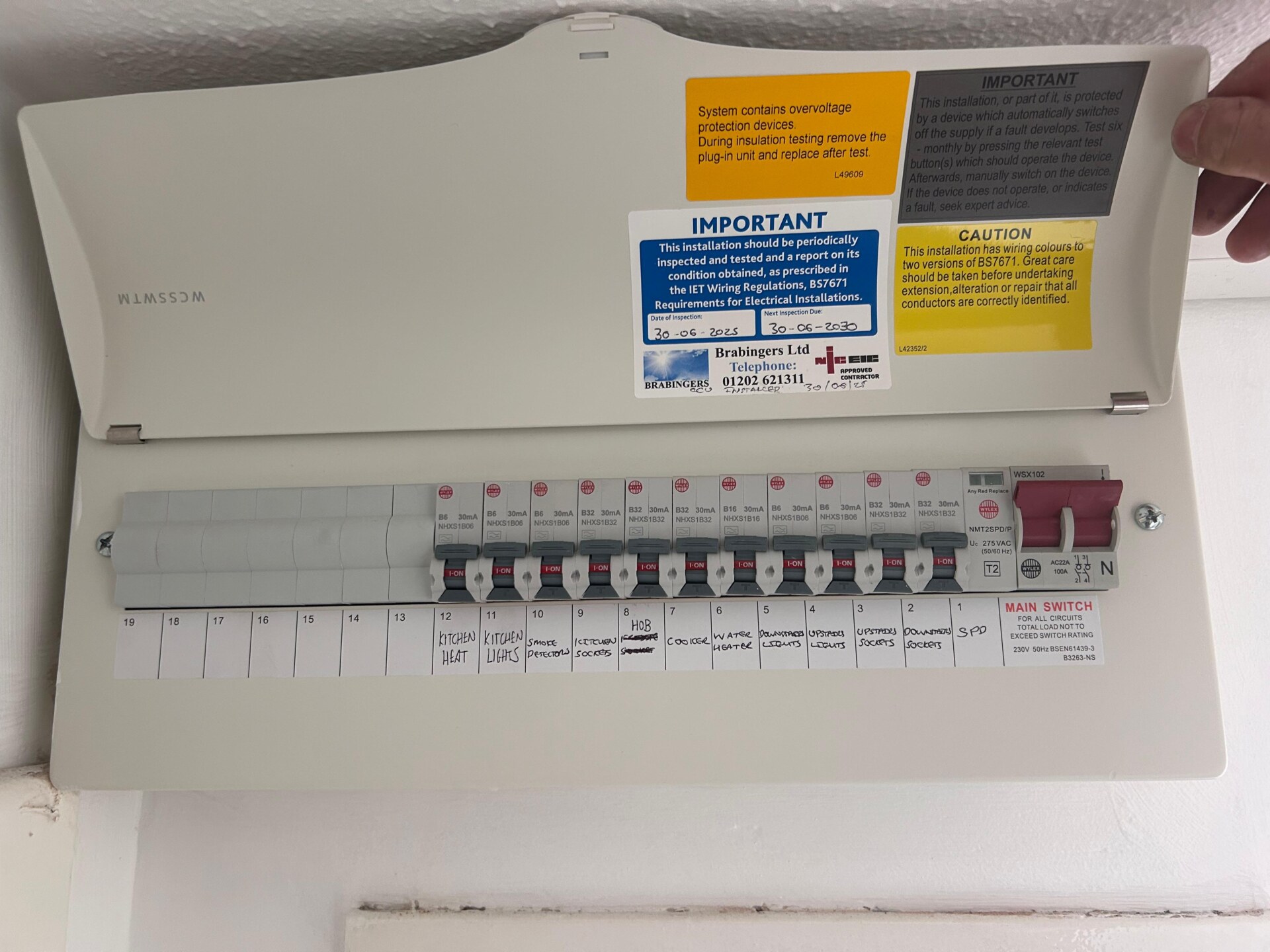 A kitchen refit and fuseboard upgrade on a house in seaton 3