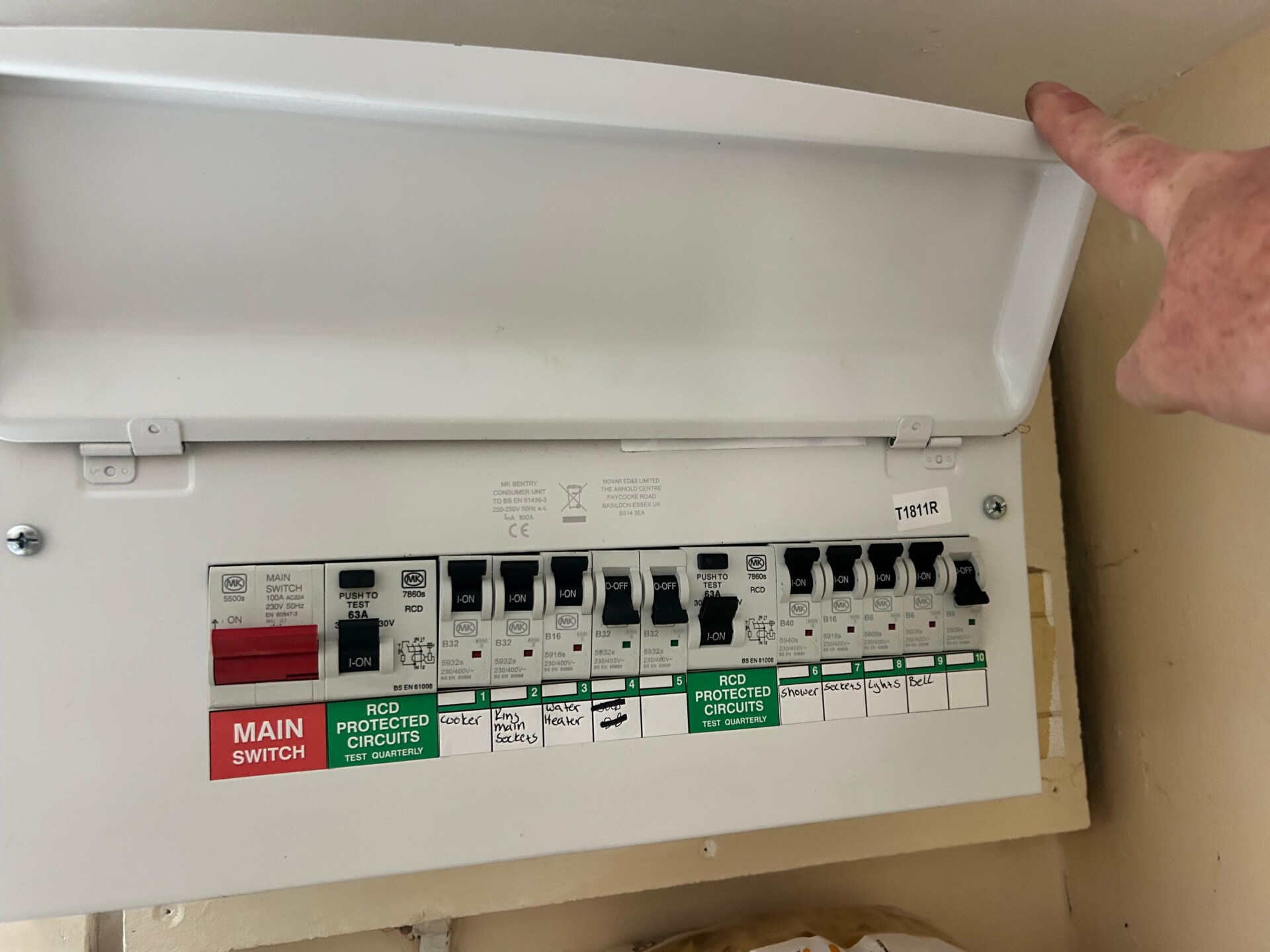 An EICR on a rental property in Honiton 1