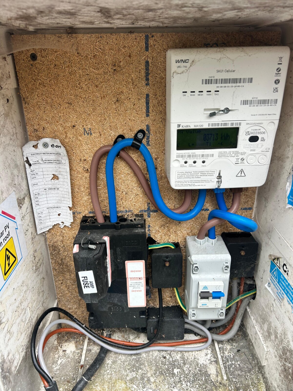 An EICR on a rental property in Honiton 10