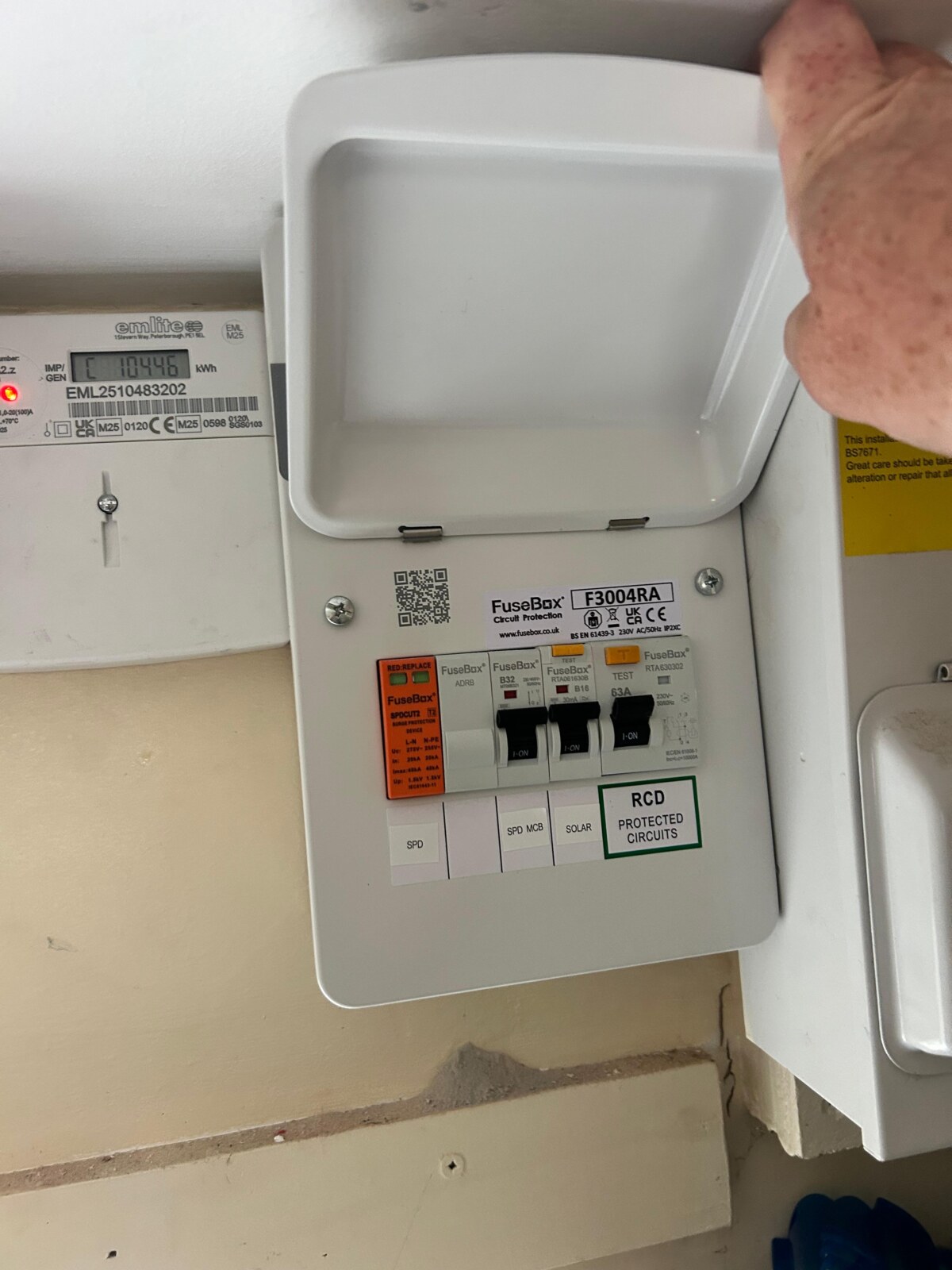An EICR on a rental property in Honiton 13