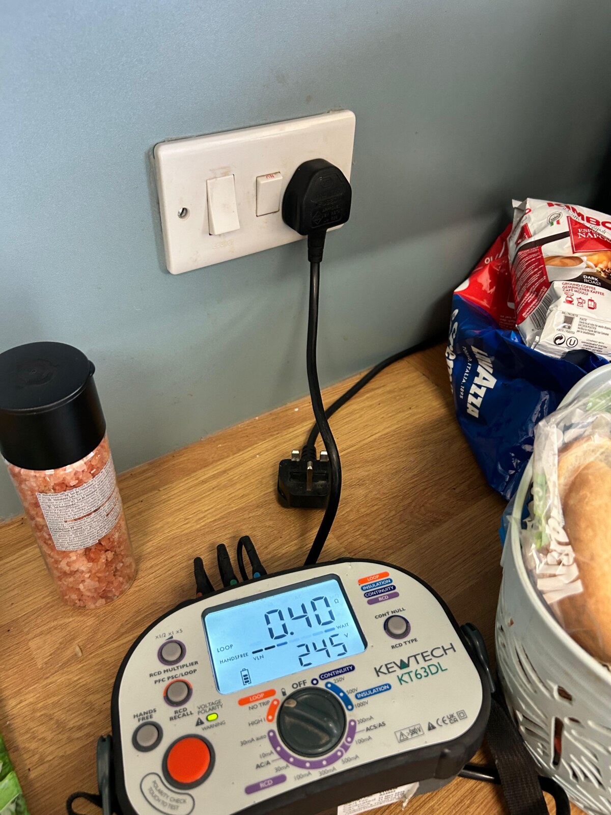 An EICR on a rented property in Exeter. Satisfactory 10