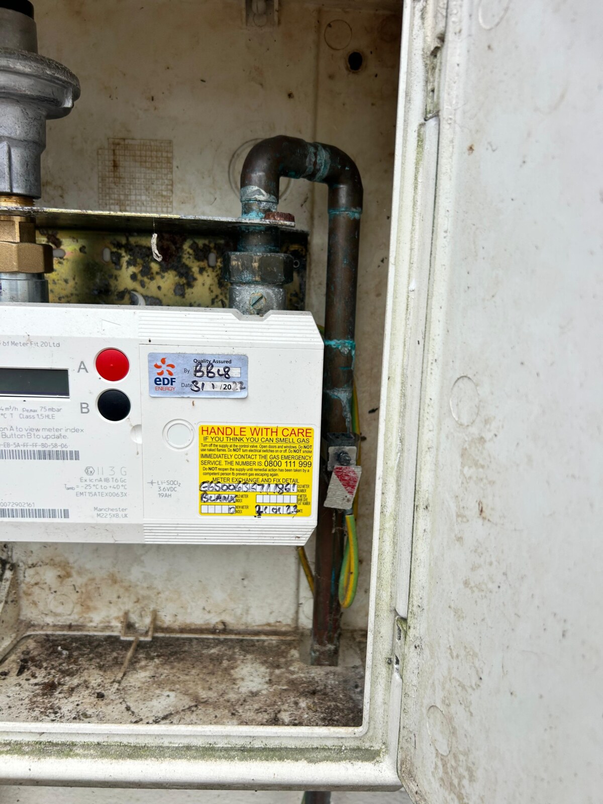 An EICR on a rented property in Exeter. Satisfactory 14