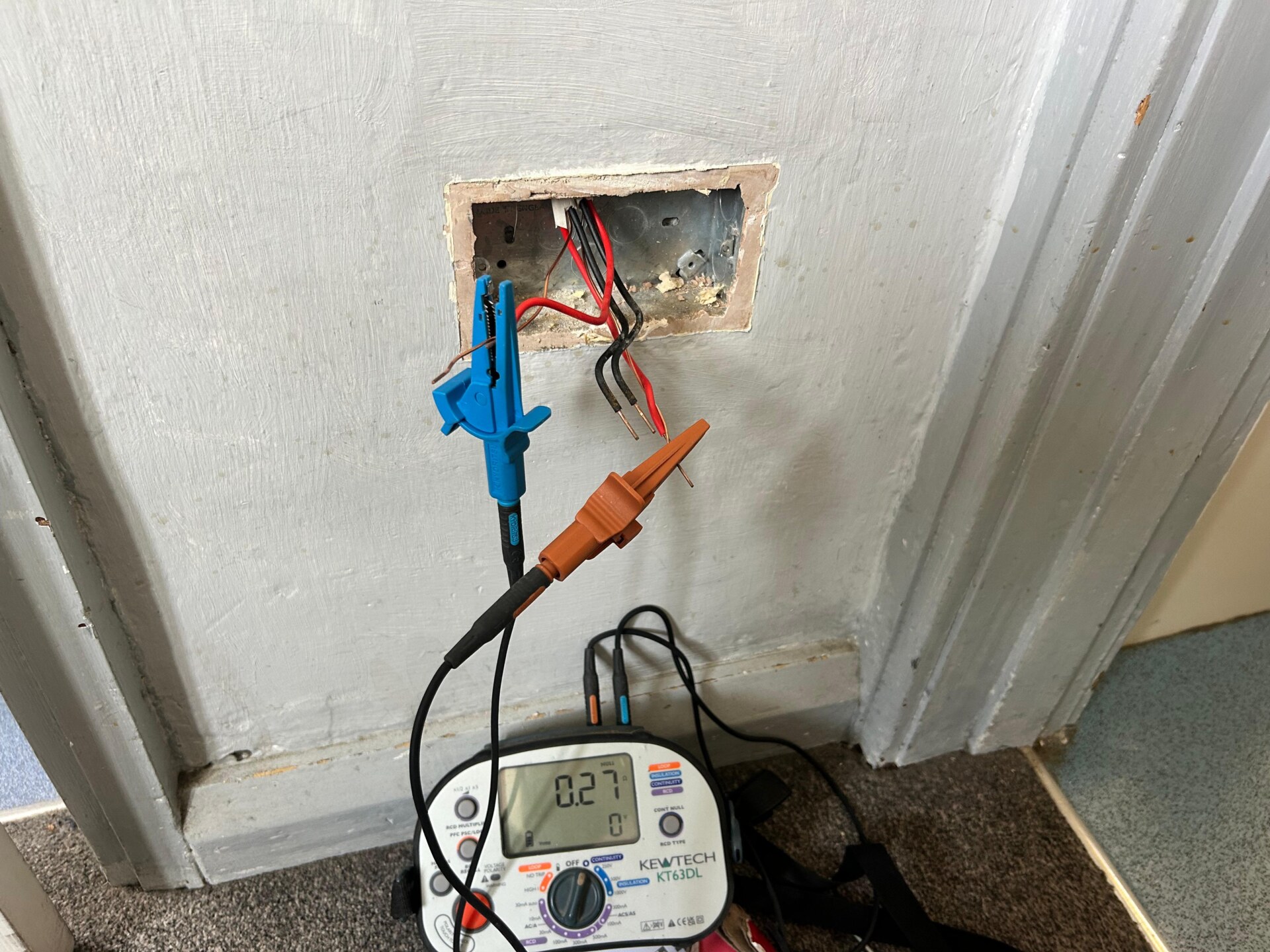 An EICR on a rented property in Exeter. Satisfactory 3