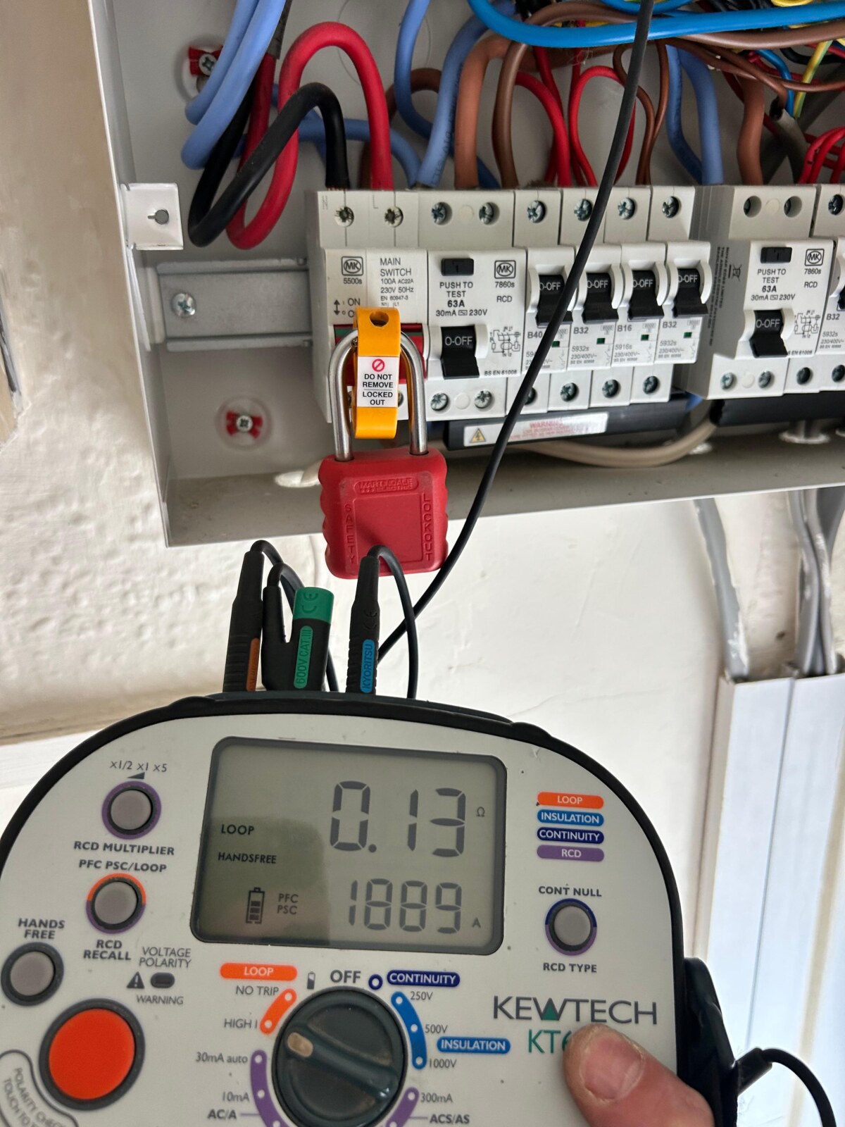 An EICR on a rented property in Exeter. Satisfactory 4