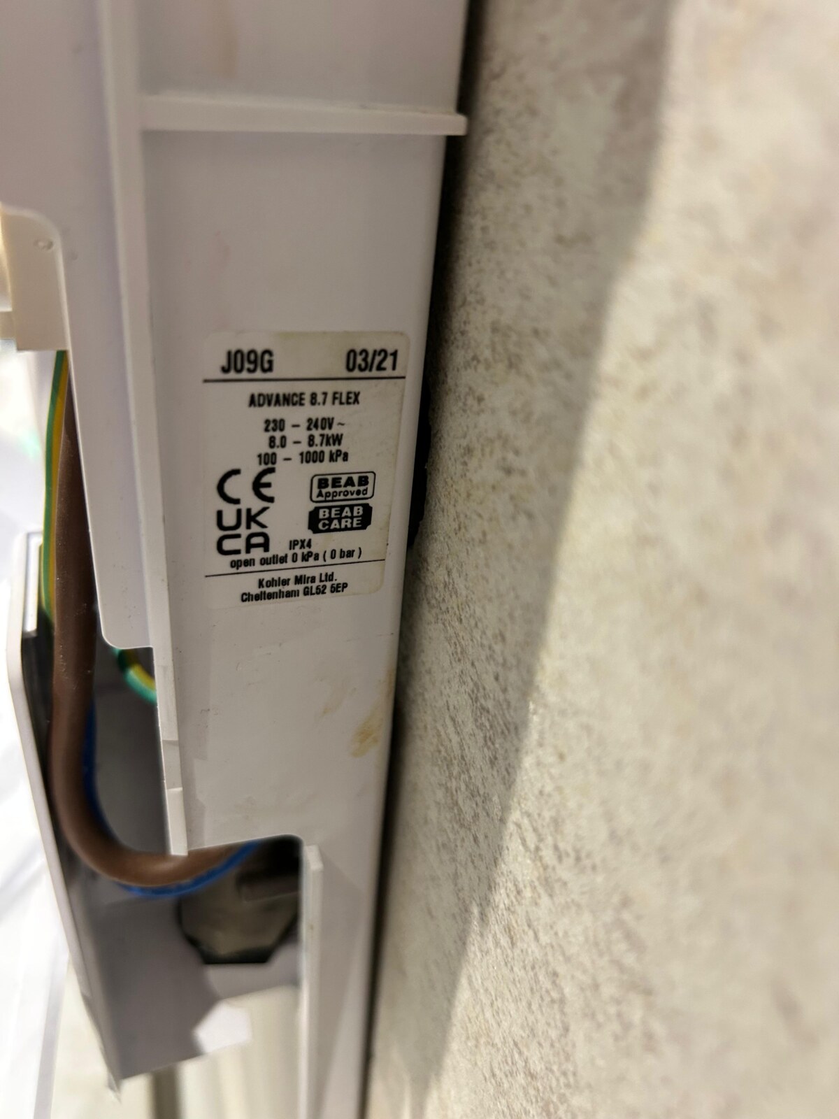 An EICR on a rented property in Exmouth. Replaced 2x old smoke detectors 6